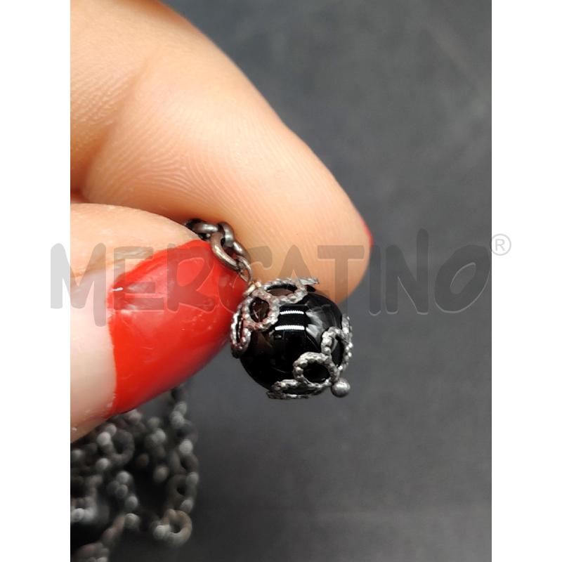 BRACCIALE FUSION SARDO PALLINE NERE | Mercatino dell'Usato Roma eur 3
