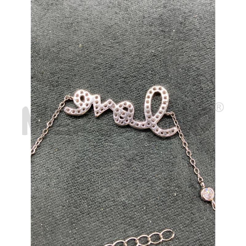 BRACCIALE FUSION SCRITTA LOVE STRASS | Mercatino dell'Usato Roma eur 4