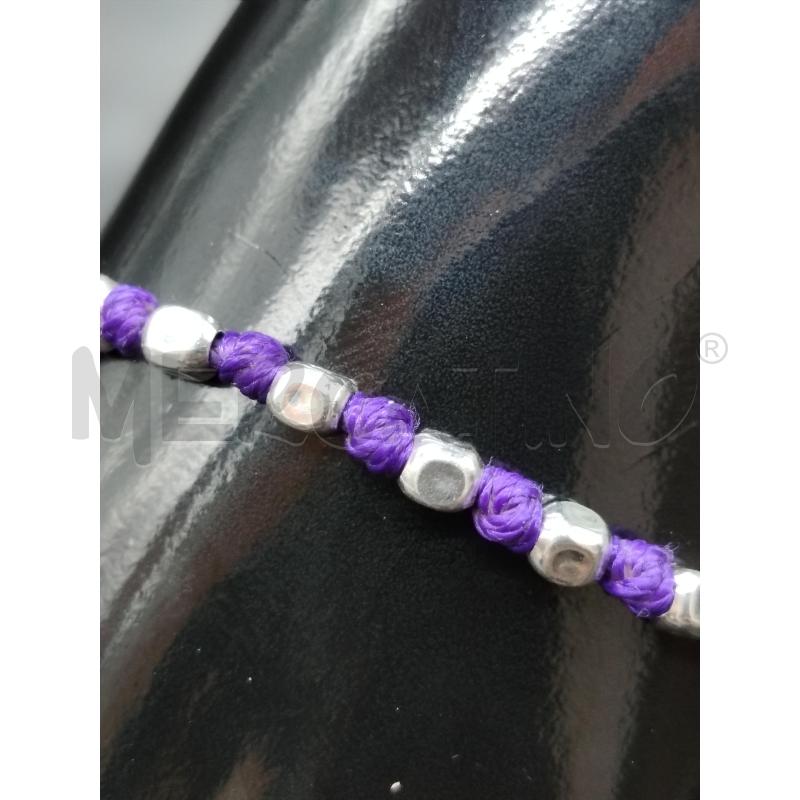 BRACCIALE FUSION SPADA RICCIONE TESSUTO VIO | Mercatino dell'Usato Roma eur 2