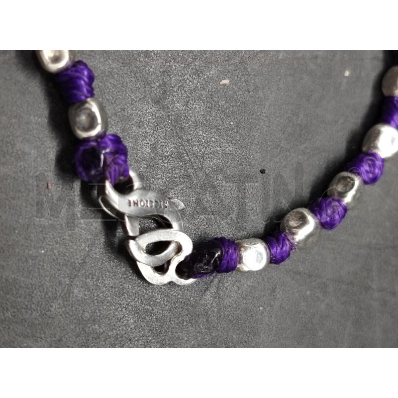 BRACCIALE FUSION SPADA RICCIONE TESSUTO VIO | Mercatino dell'Usato Roma eur 3