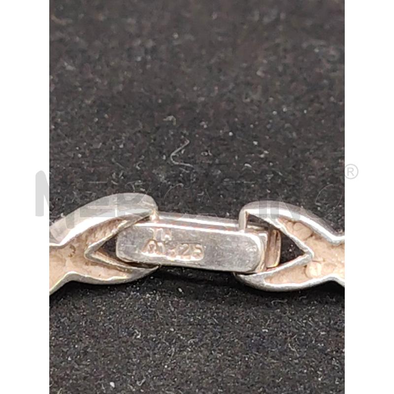 BRACCIALE FUSION TRECCIA STRASS GRANATE | Mercatino dell'Usato Roma eur 3