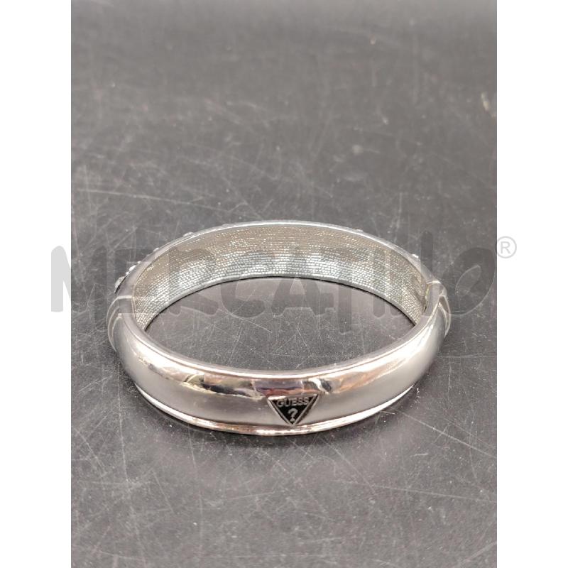 BRACCIALE GUESS RIGIDO NERO STRASS | Mercatino dell'Usato Roma eur 2