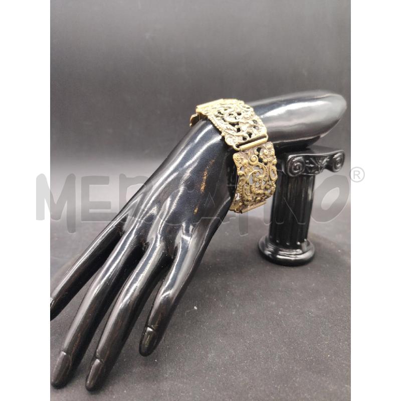 BRACCIALE OTTONE FIORI RAMI | Mercatino dell'Usato Roma eur 1
