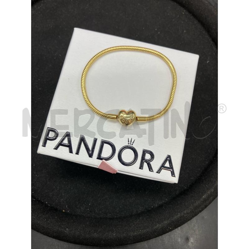 BRACCIALE PANDORA DOR CHIUS CUORE+SCATOLA | Mercatino dell'Usato Roma eur 1
