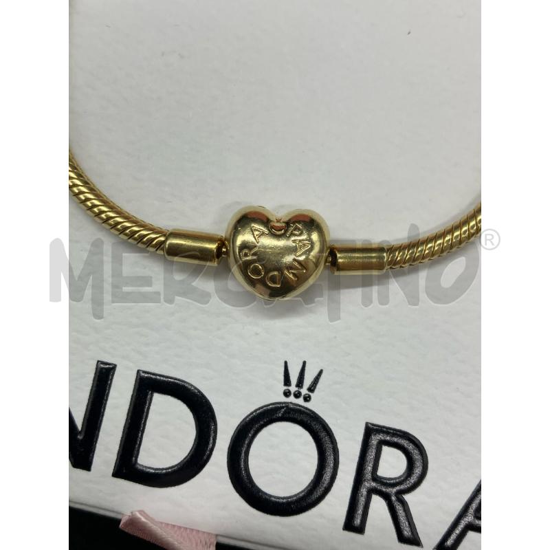 BRACCIALE PANDORA DOR CHIUS CUORE+SCATOLA | Mercatino dell'Usato Roma eur 2