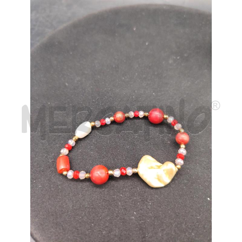 BRACCIALE PERLINE PERLA GREZZA | Mercatino dell'Usato Roma eur 3