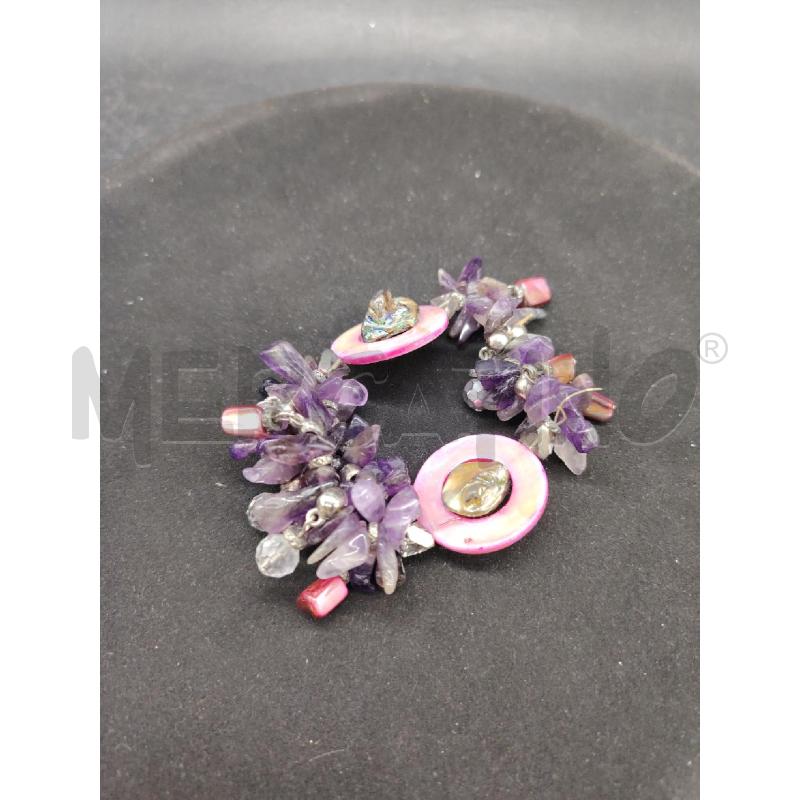 BRACCIALE PEZZI AMETISTA DISCHI | Mercatino dell'Usato Roma eur 3