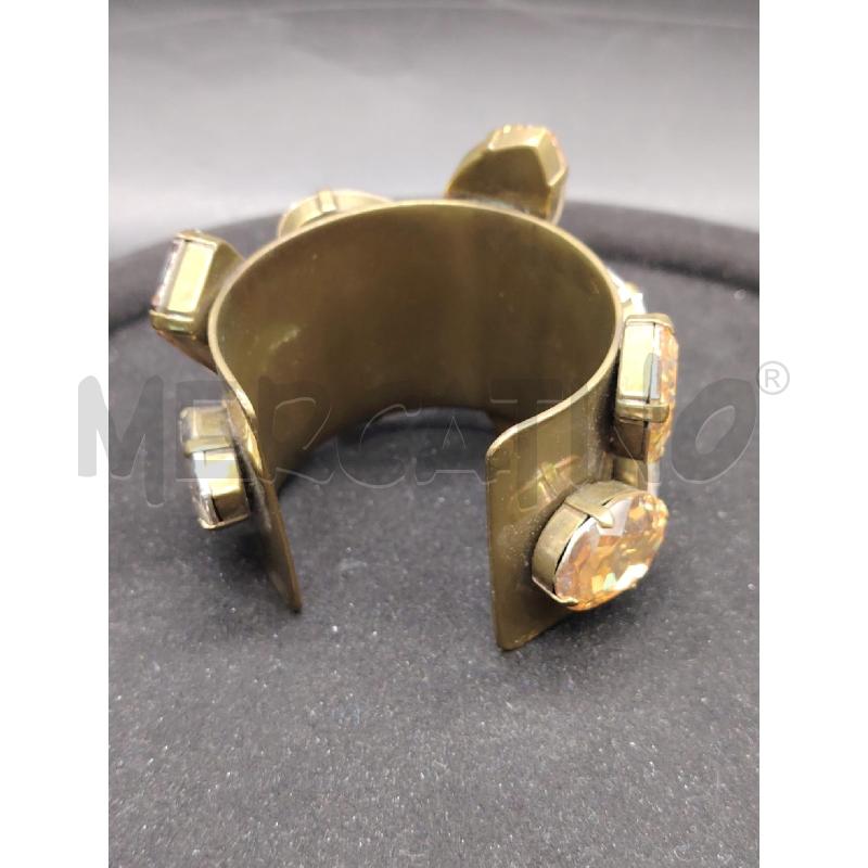 BRACCIALE RIGIDO MAXI PIETRE TRASP ARAN | Mercatino dell'Usato Roma eur 2