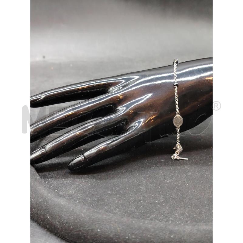 BRACCIALE ROSARIO AMEN FUSION NERO | Mercatino dell'Usato Roma eur 1