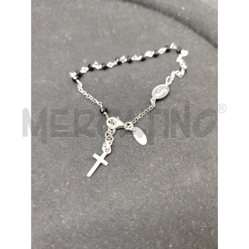 BRACCIALE ROSARIO AMEN FUSION NERO | Mercatino dell'Usato Roma eur 3