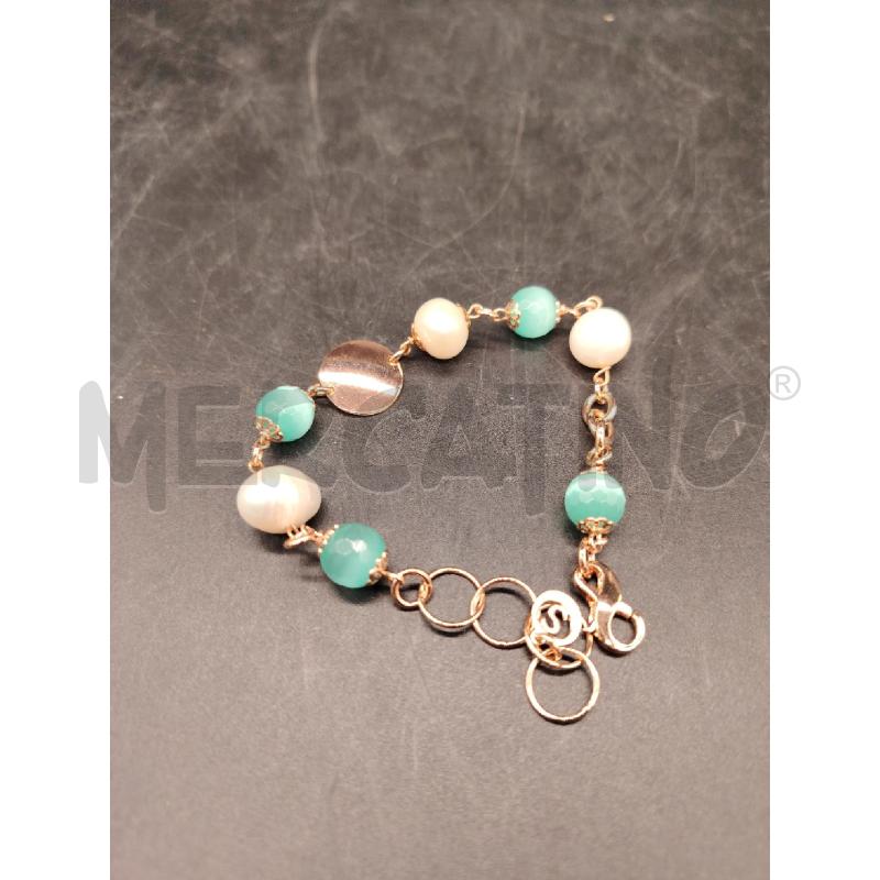 BRACCIALE SOVRANI PALLINE CEL PERLE | Mercatino dell'Usato Roma eur 1