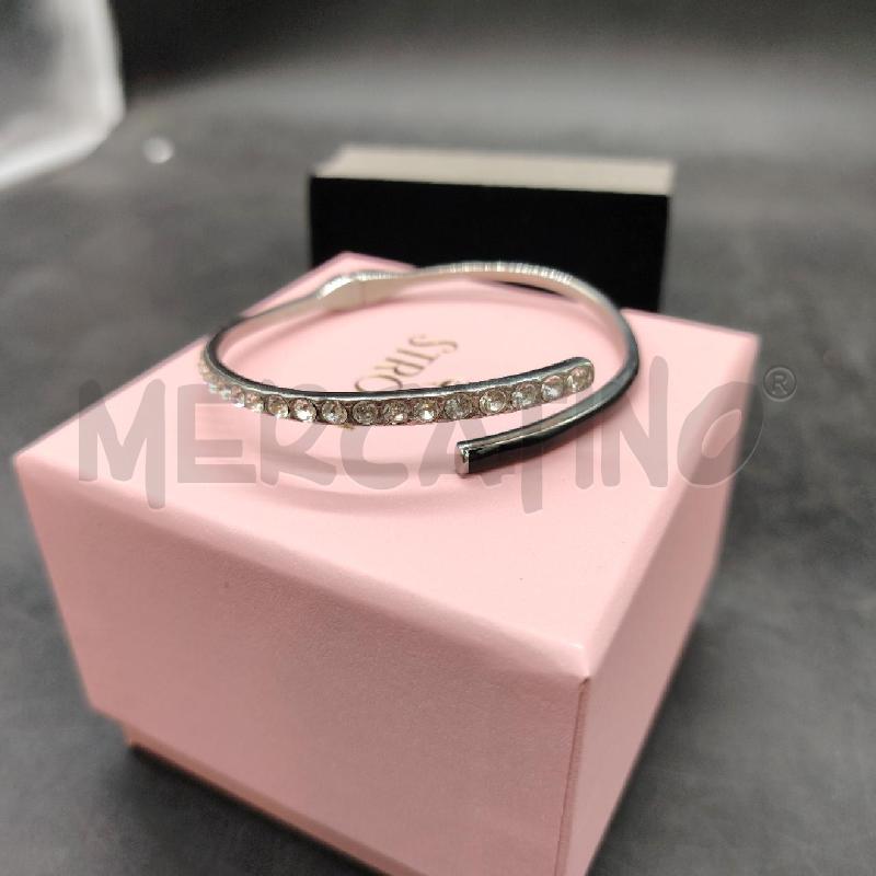 BRACCIALE STROILI RIGIDO STRASS NERO | Mercatino dell'Usato Roma eur 3