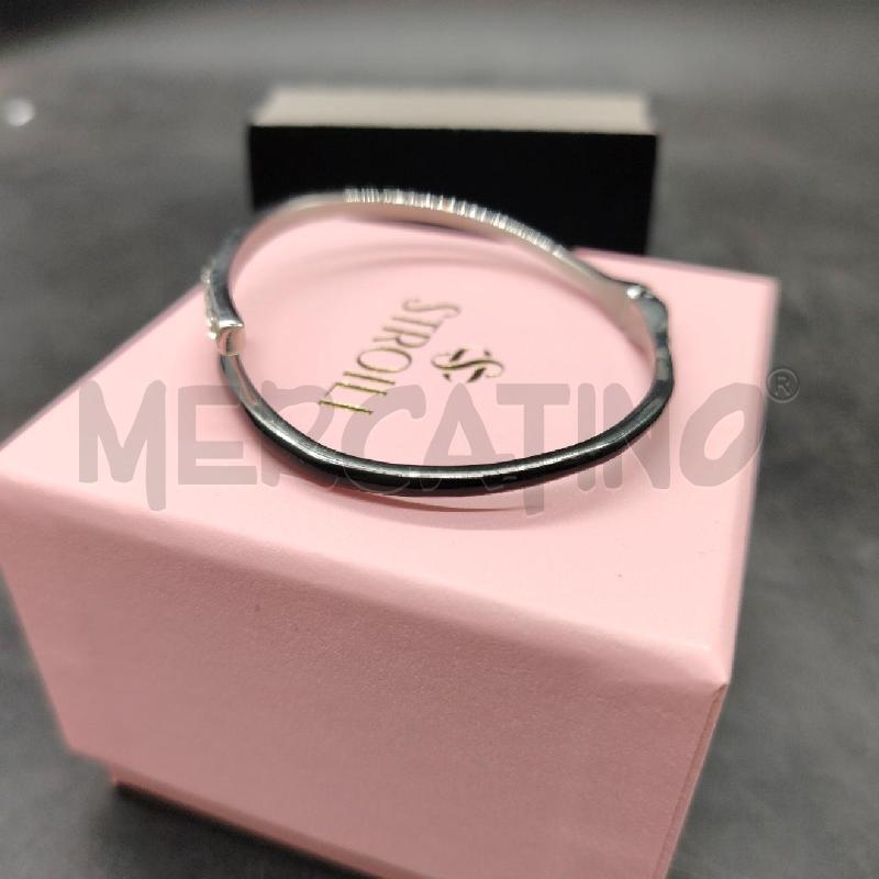BRACCIALE STROILI RIGIDO STRASS NERO | Mercatino dell'Usato Roma eur 4