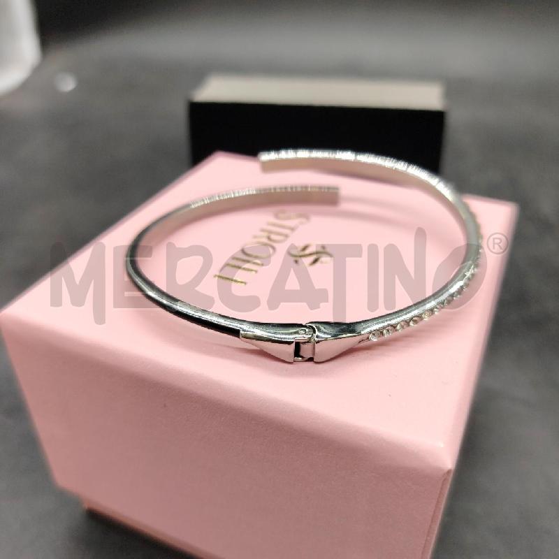 BRACCIALE STROILI RIGIDO STRASS NERO | Mercatino dell'Usato Roma eur 5