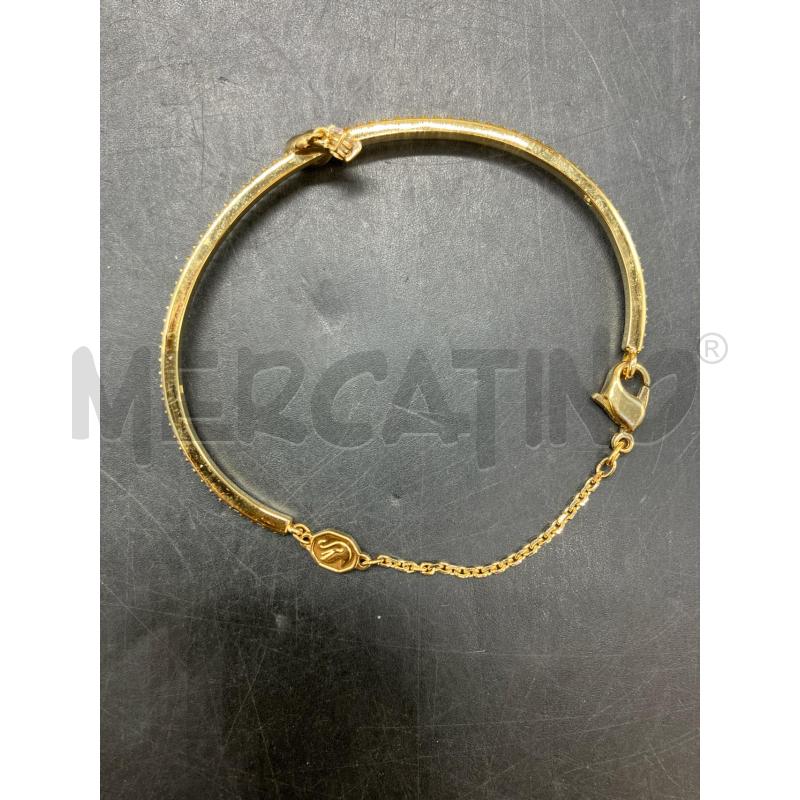 BRACCIALE SWAROVSKI CRISTALLI CUORE DOR PENDENTE | Mercatino dell'Usato Roma eur 3