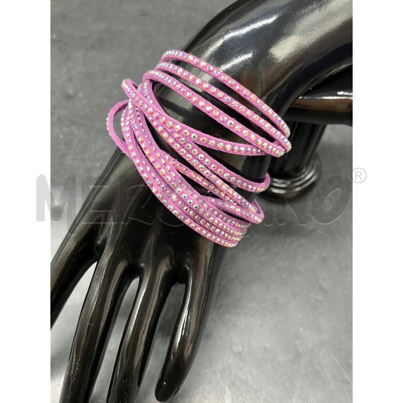 BRACCIALE SWAROVSKI TESSUTO VIO BRILL | Mercatino dell'Usato Roma eur 2