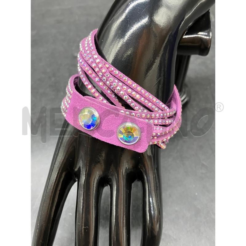 BRACCIALE SWAROVSKI TESSUTO VIO BRILL | Mercatino dell'Usato Roma eur 3