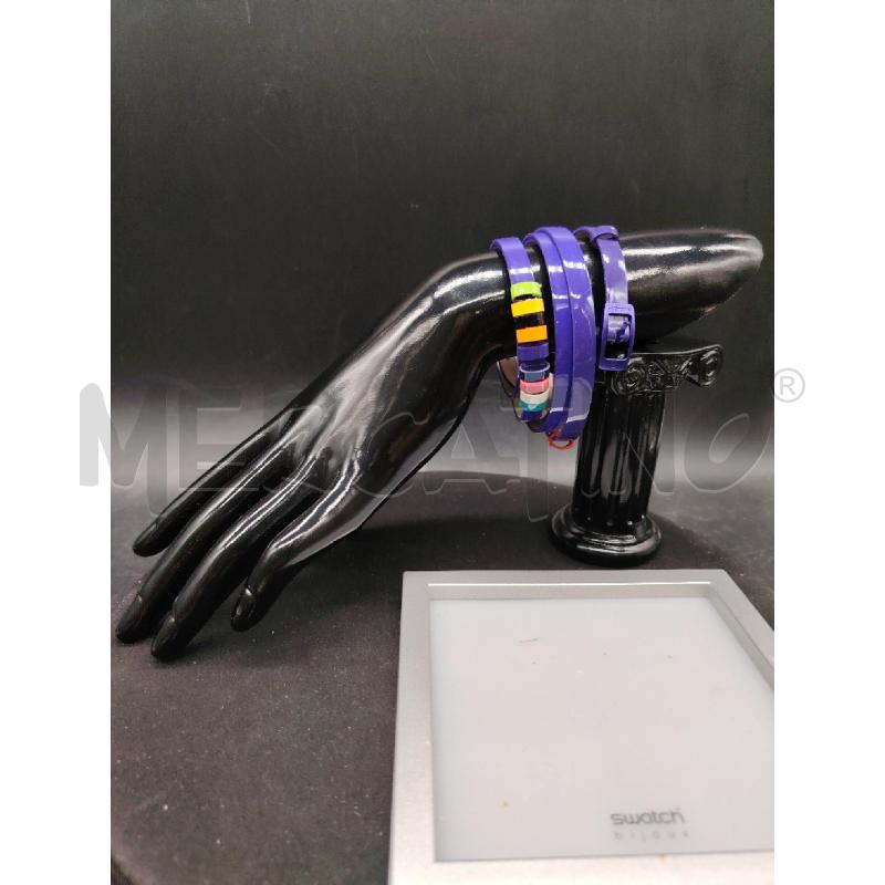 BRACCIALE SWATCH VIOLA BARILOTTI COLOR | Mercatino dell'Usato Roma eur 1