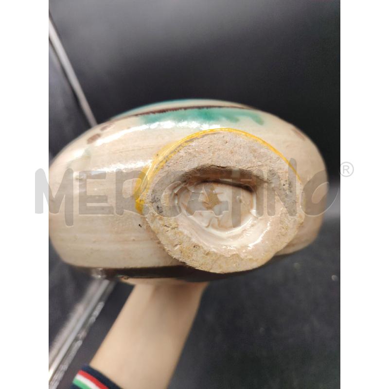 BROCCA TERRACOTTA SMALTATA  | Mercatino dell'Usato Roma eur 3