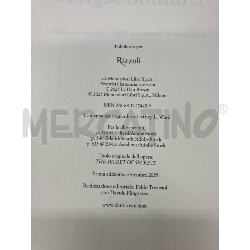 BROWN L'ULTIMO SEGRETO | Mercatino dell'Usato Roma eur 3