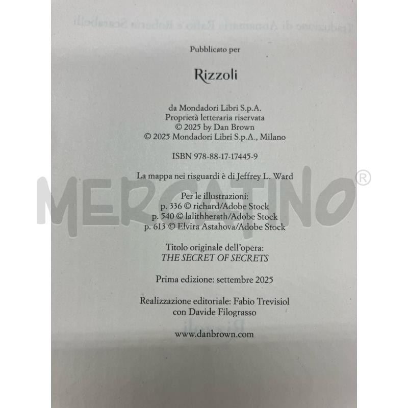 BROWN L'ULTIMO SEGRETO | Mercatino dell'Usato Roma eur 3