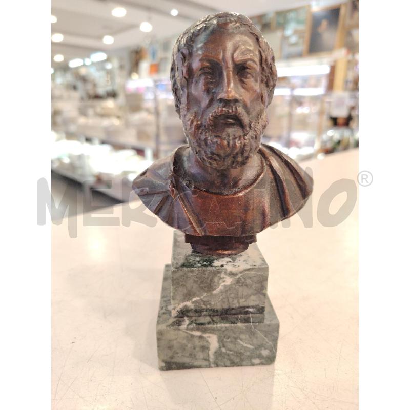 BUSTO OMERO BASE MARMO | Mercatino dell'Usato Roma eur 1