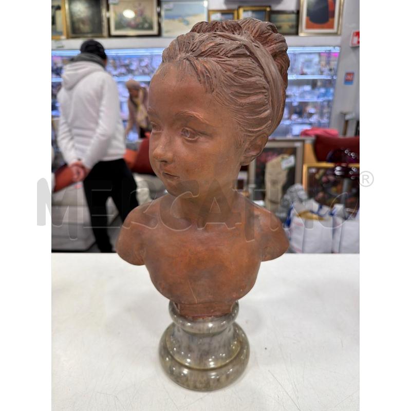 BUSTO TERRACOTTA HOUDON PARIS 1785 | Mercatino dell'Usato Roma eur 1