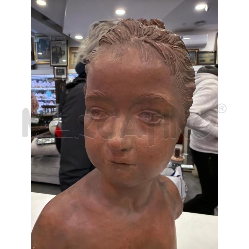 BUSTO TERRACOTTA HOUDON PARIS 1785 | Mercatino dell'Usato Roma eur 2