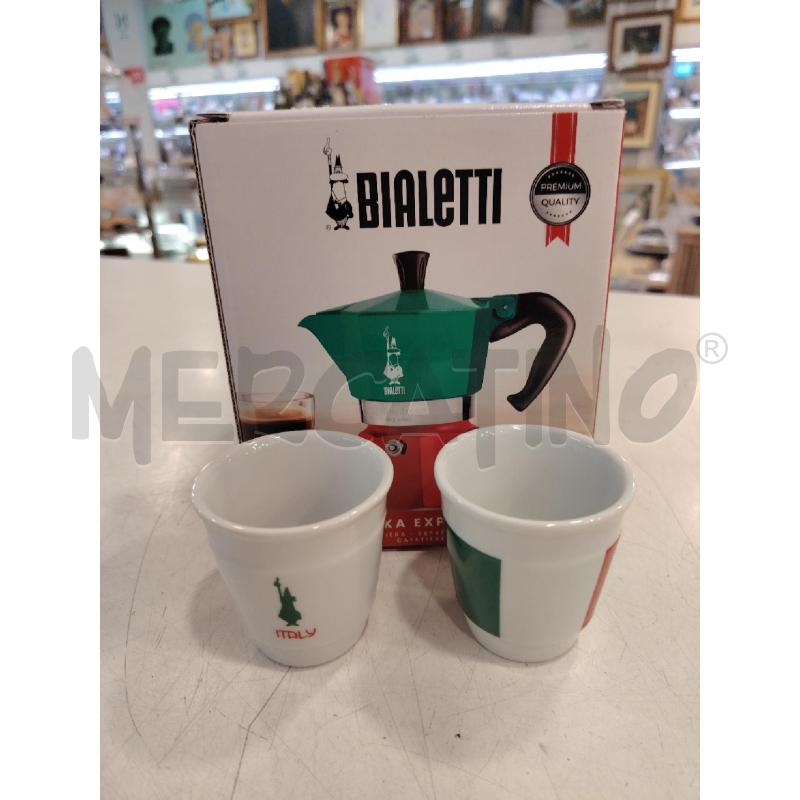 CAFFETTIEWRA BIALETTI + 2 TAZZINE  | Mercatino dell'Usato Roma eur 1