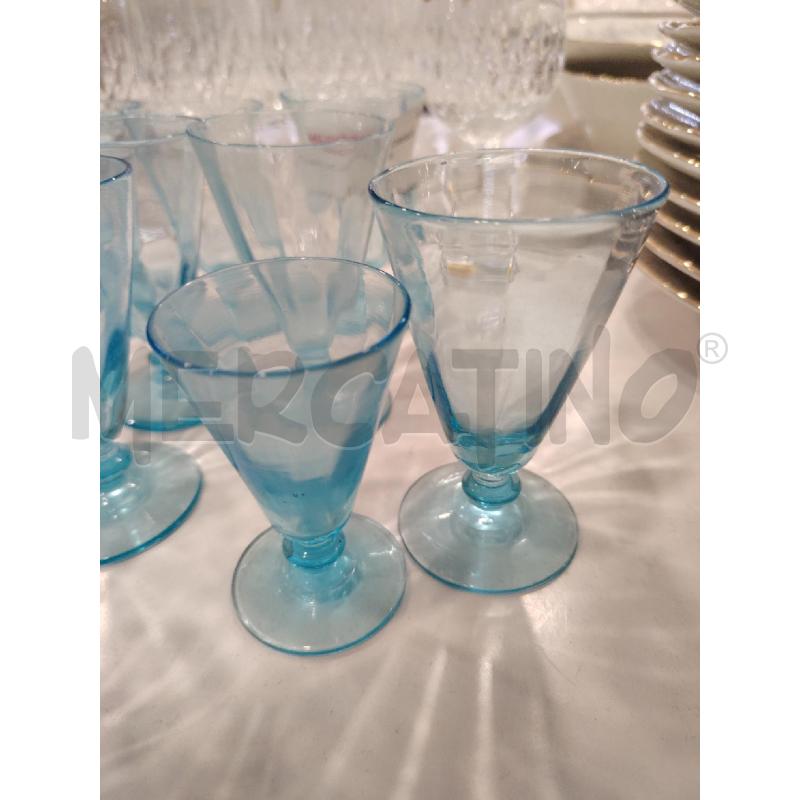 CALICI VETRO BLU  | Mercatino dell'Usato Roma eur 3