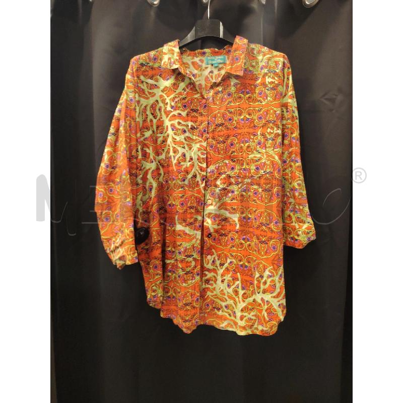 CAMICIA D ANTICA SARTORIA ARA FIORI LILLA | Mercatino dell'Usato Roma eur 1