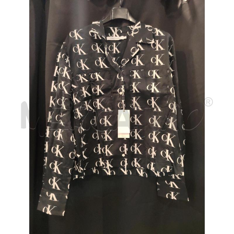 CAMICIA D CALVIN KLEIN JEANS NE LOGHI BIA  | Mercatino dell'Usato Roma eur 1