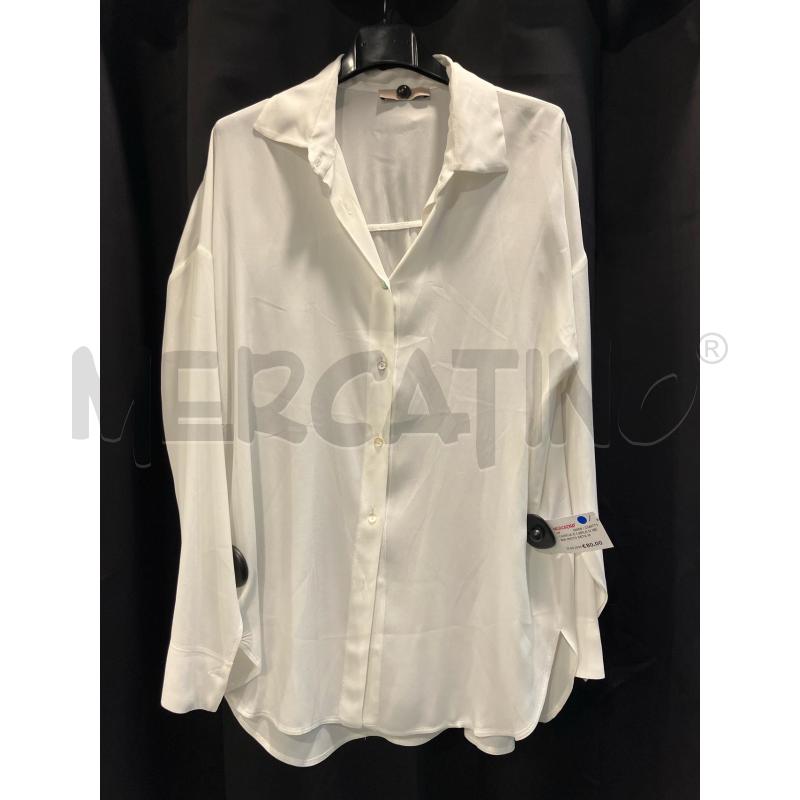 CAMICIA D CARLA G NE/BIA MISTO SETA MANICA AMPIA | Mercatino dell'Usato Roma eur 1