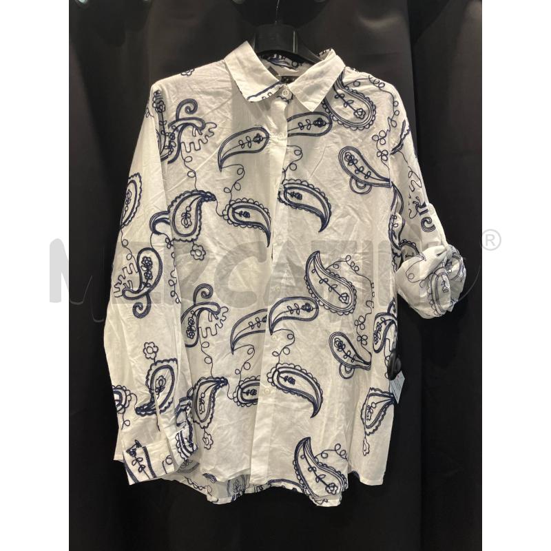 CAMICIA D CLERY BIA FANT PAISLEY BLU/MARR | Mercatino dell'Usato Roma eur 1