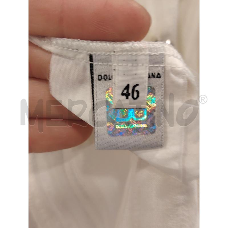 CAMICIA D DOLCE&GABBANA PANNA BOTTONI MADREPERLA | Mercatino dell'Usato Roma eur 2