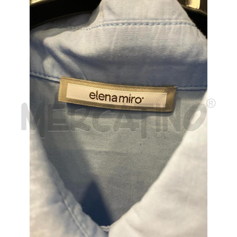 CAMICIA D ELENA MIRO CELESTE | Mercatino dell'Usato Roma eur 2
