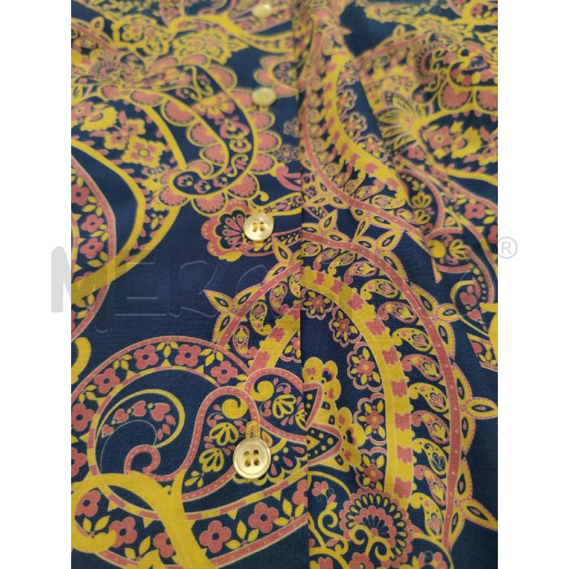CAMICIA D GAIA BOLDETTI BLU FANT PAISLEY RS | Mercatino dell'Usato Roma eur 4
