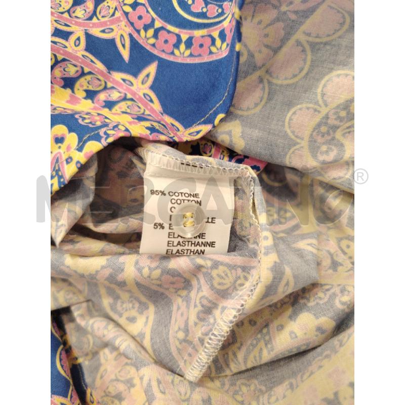 CAMICIA D GAIA BOLDETTI BLU FANT PAISLEY RS | Mercatino dell'Usato Roma eur 5