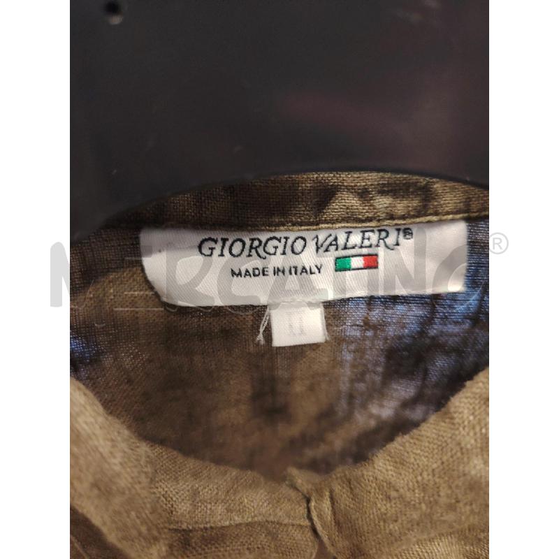 CAMICIA D GIORGIO VALERI VE SCU PURO LINO | Mercatino dell'Usato Roma eur 2