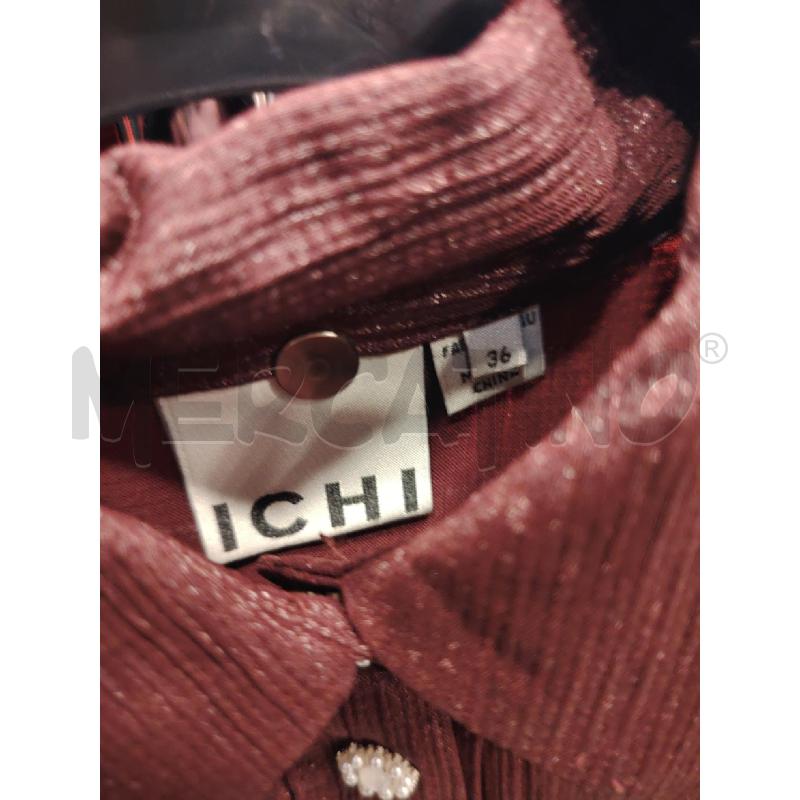 CAMICIA D ICHI BORDEAUX BOTTONI PERLINE | Mercatino dell'Usato Roma eur 2