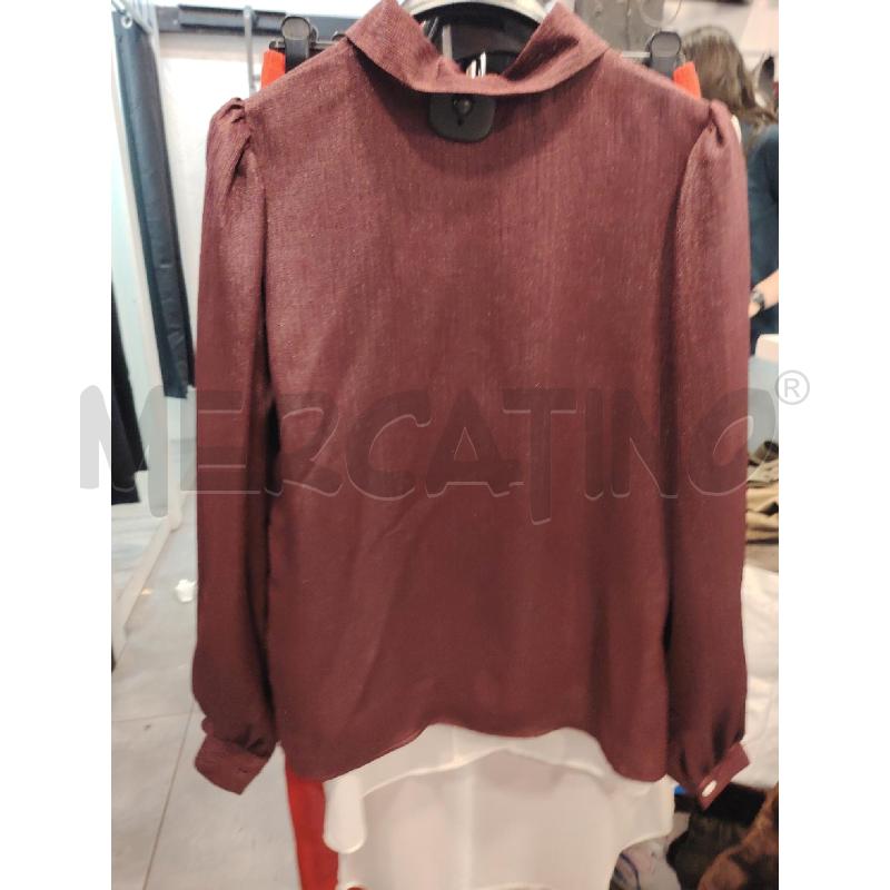 CAMICIA D ICHI BORDEAUX BOTTONI PERLINE | Mercatino dell'Usato Roma eur 3