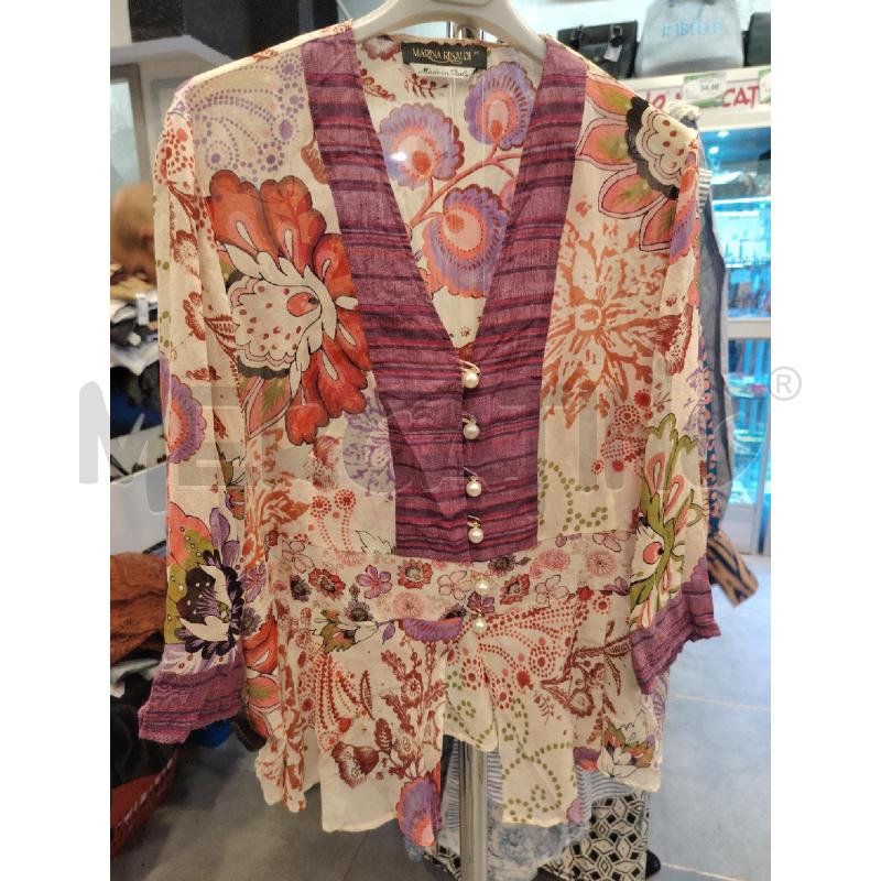 CAMICIA D MARINA RINALDI FANT VIO BOTT PERLA | Mercatino dell'Usato Roma eur 1