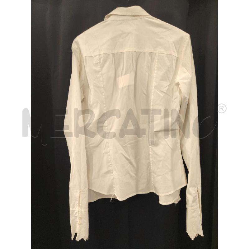 CAMICIA D MARTHIE FRANCOIS GIRBAUD BIA MANICHE LAVORATE | Mercatino dell'Usato Roma eur 3
