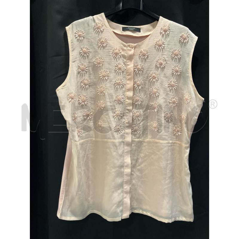 CAMICIA D MAXMARA RS FIORI STRASS SETA | Mercatino dell'Usato Roma eur 1