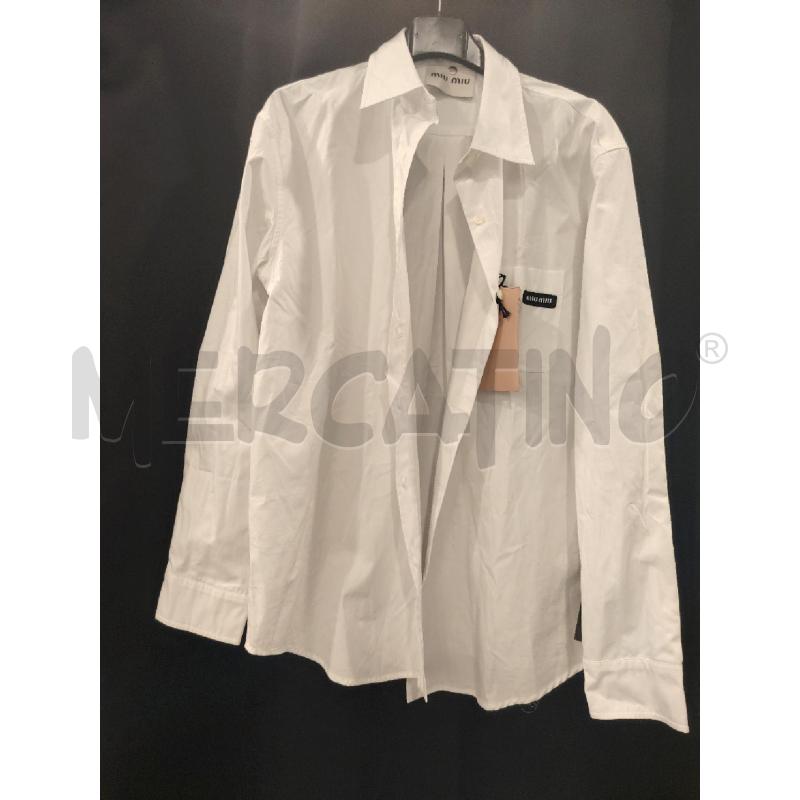 CAMICIA D MIU MIU BIA  | Mercatino dell'Usato Roma eur 1