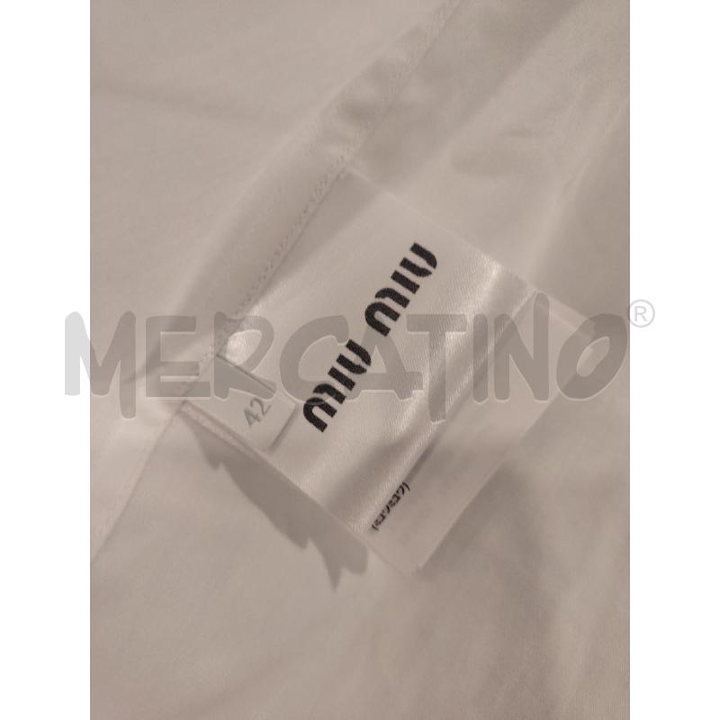 CAMICIA D MIU MIU BIA  | Mercatino dell'Usato Roma eur 2