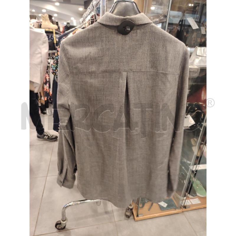 CAMICIA D PAEOSH GRI RICAMO SCURO  | Mercatino dell'Usato Roma eur 3