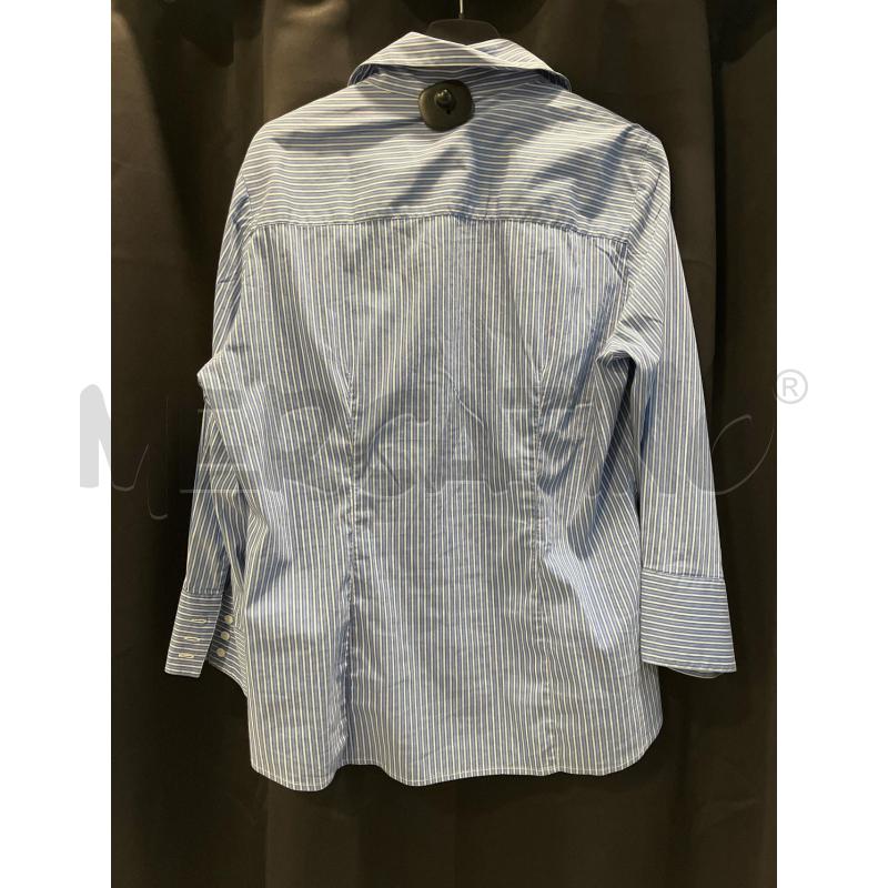 CAMICIA D SEVENTY RIGHE BIA AZZ SCOLLO RUOUGE  | Mercatino dell'Usato Roma eur 3
