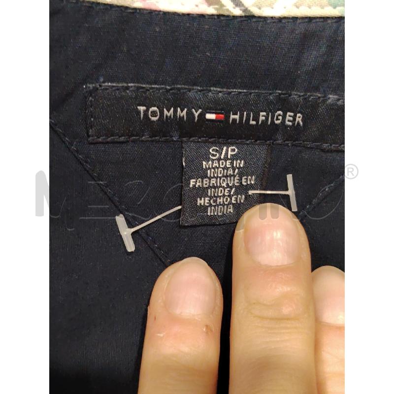 CAMICIA D TOMMY HILFIGER BLU  | Mercatino dell'Usato Roma eur 2