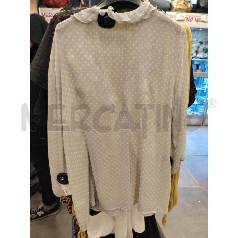 CAMICIA D ZANETTI GRI POIS BIA  | Mercatino dell'Usato Roma eur 3